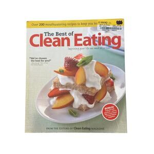 The Best of Clean Eating book with recipes
